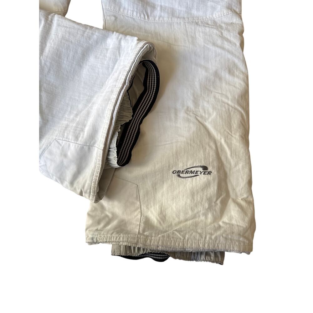 Obermeyer Hydro Block white youth ski snowboard pants youth 12 years - Picture 10 of 14